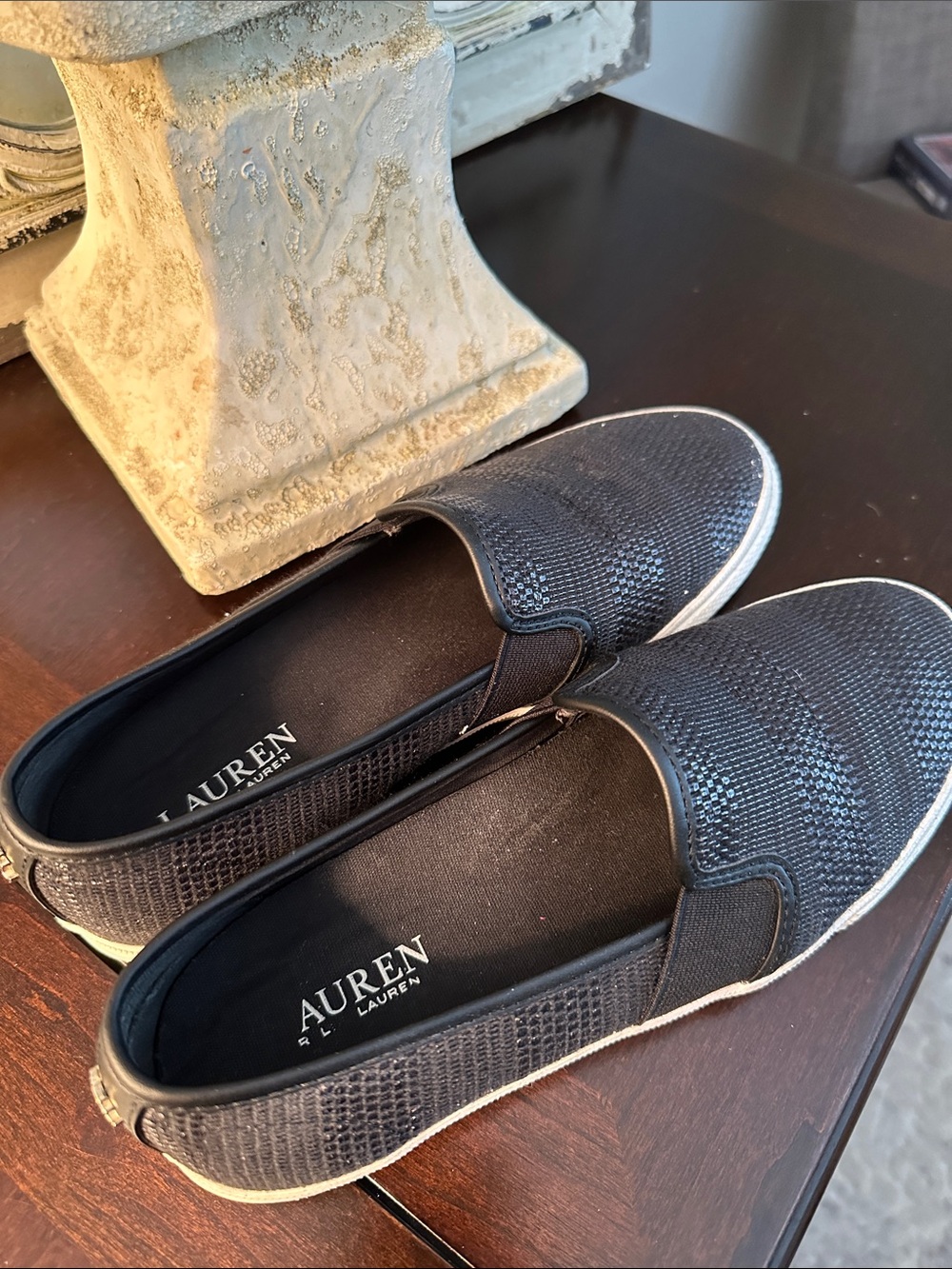 Ralph Lauren flat slip on